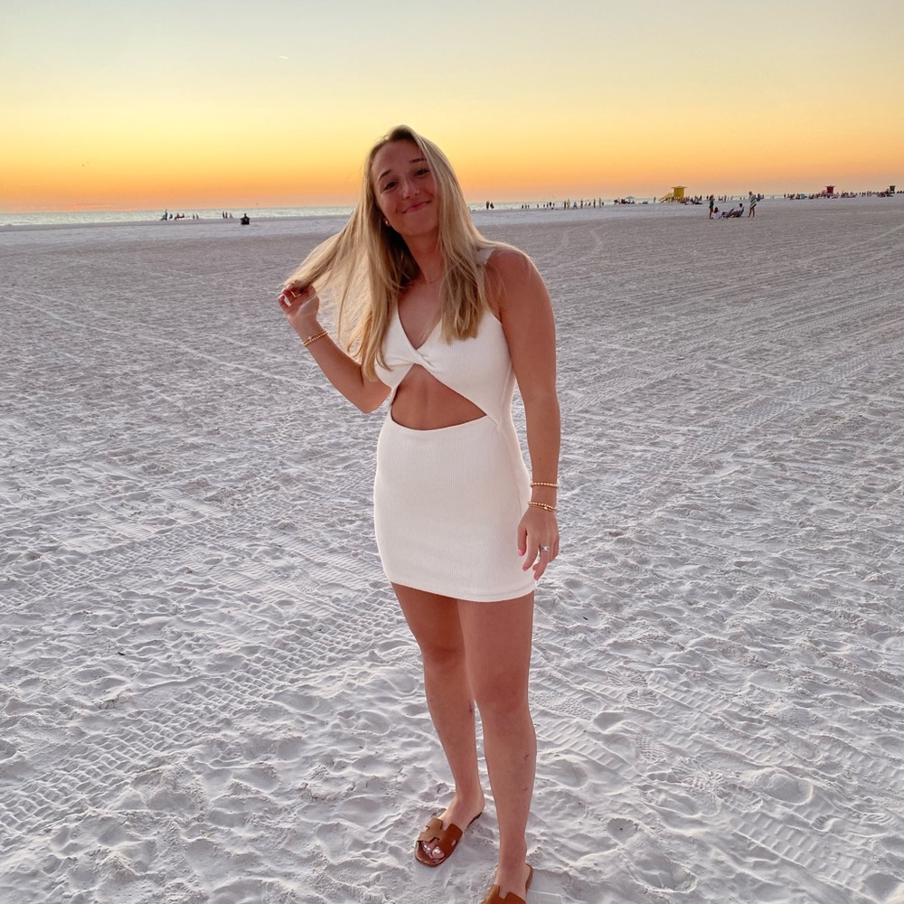 White dress
